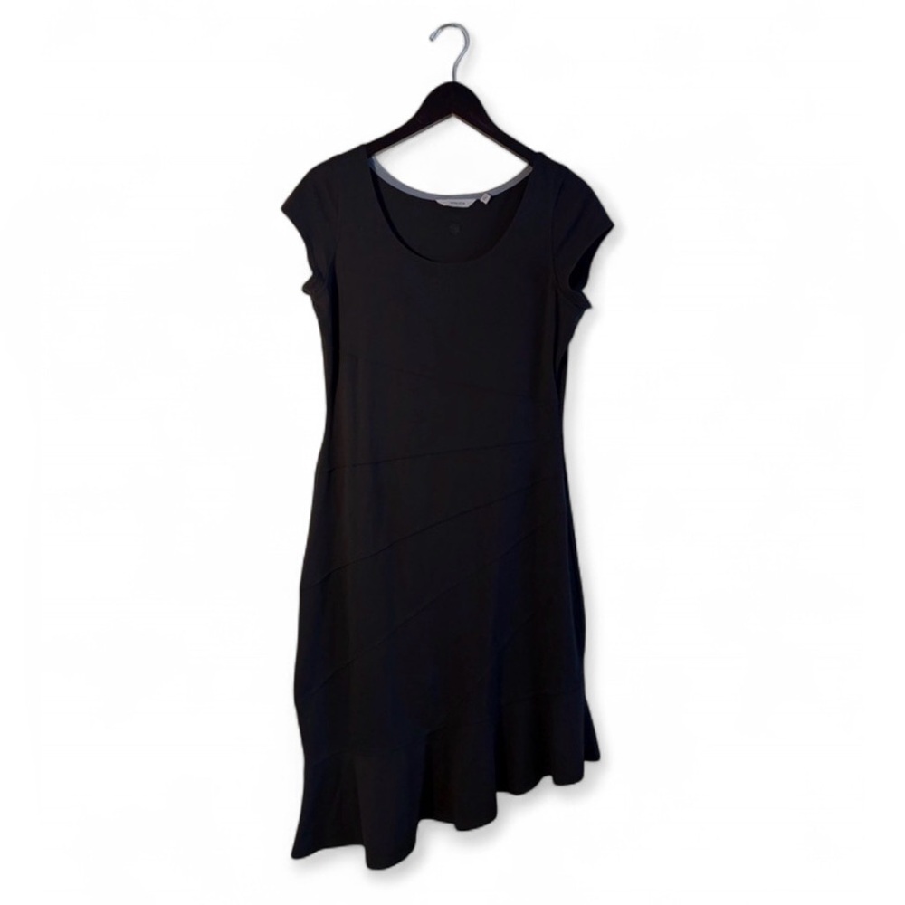 Athleta Black Asymmetrical Dress